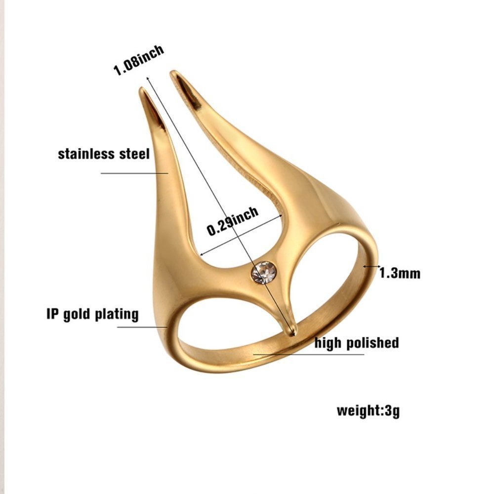 Fox Ring, Fox Full Finger Ring, Fox Statement Rin… - image 6